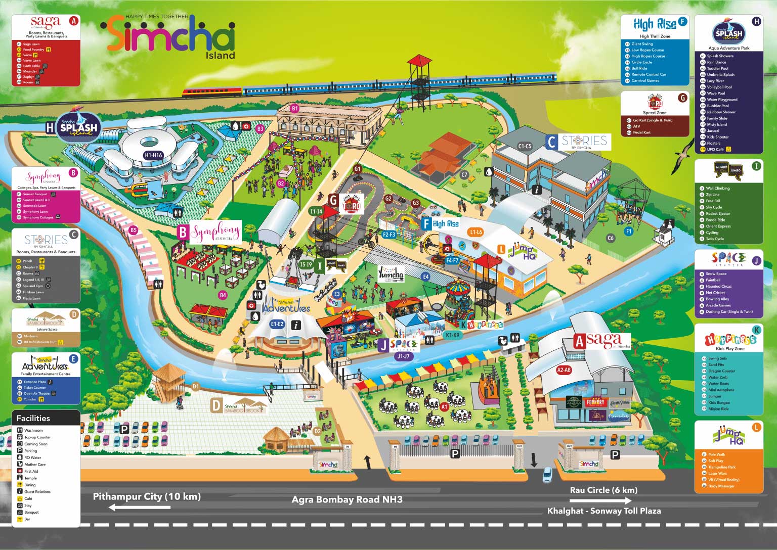 Arena Campus Map